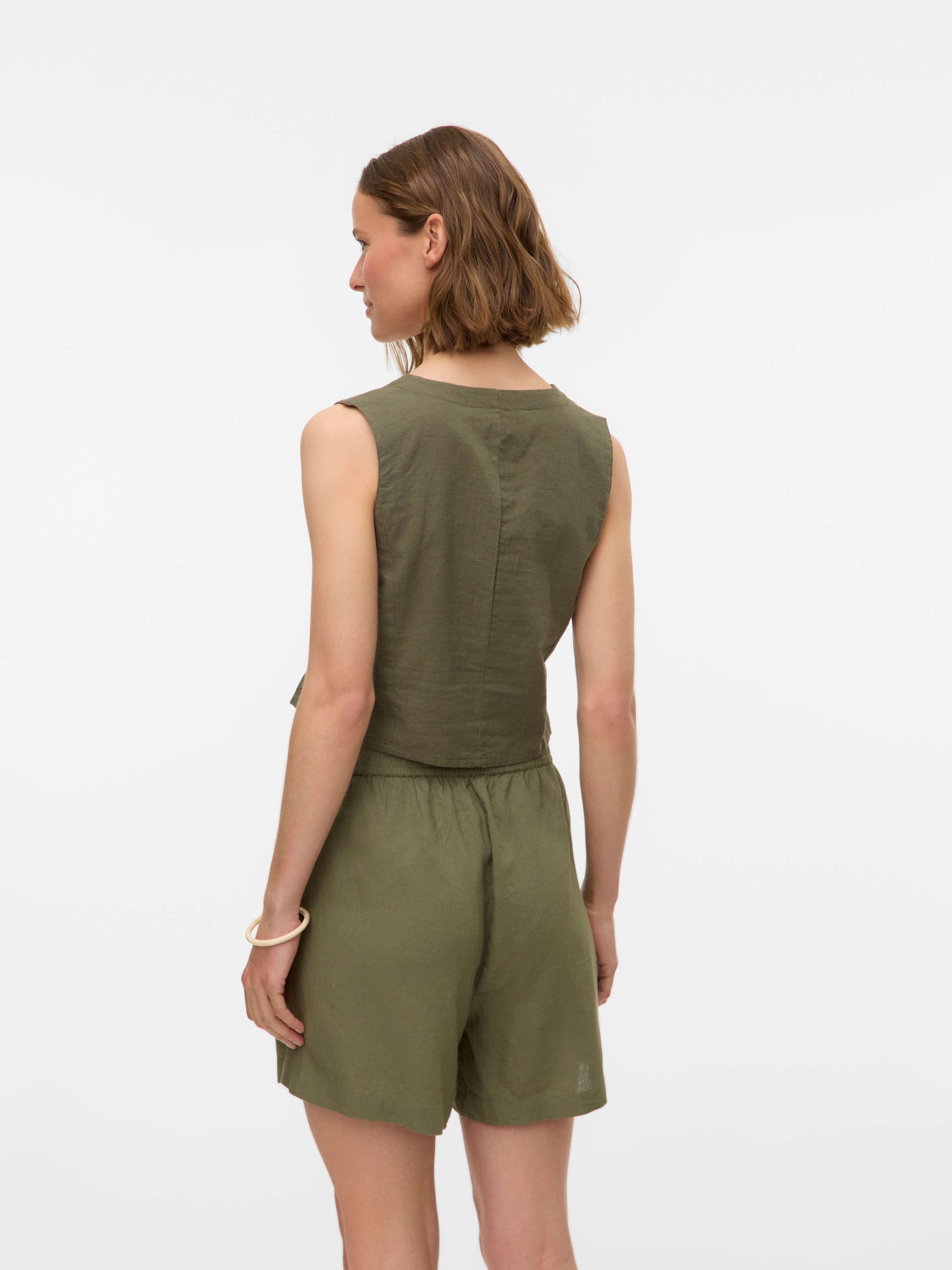 Vero Moda Kurzweste »VMCAIA SL VEST WVN NOOS«