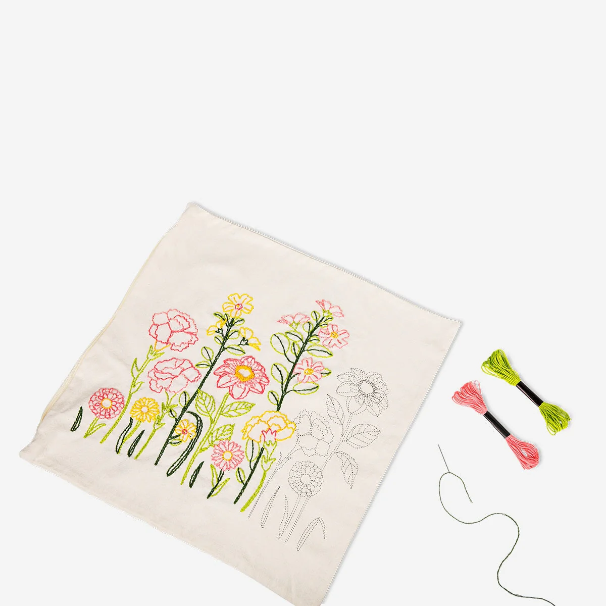 DIY broderi pude