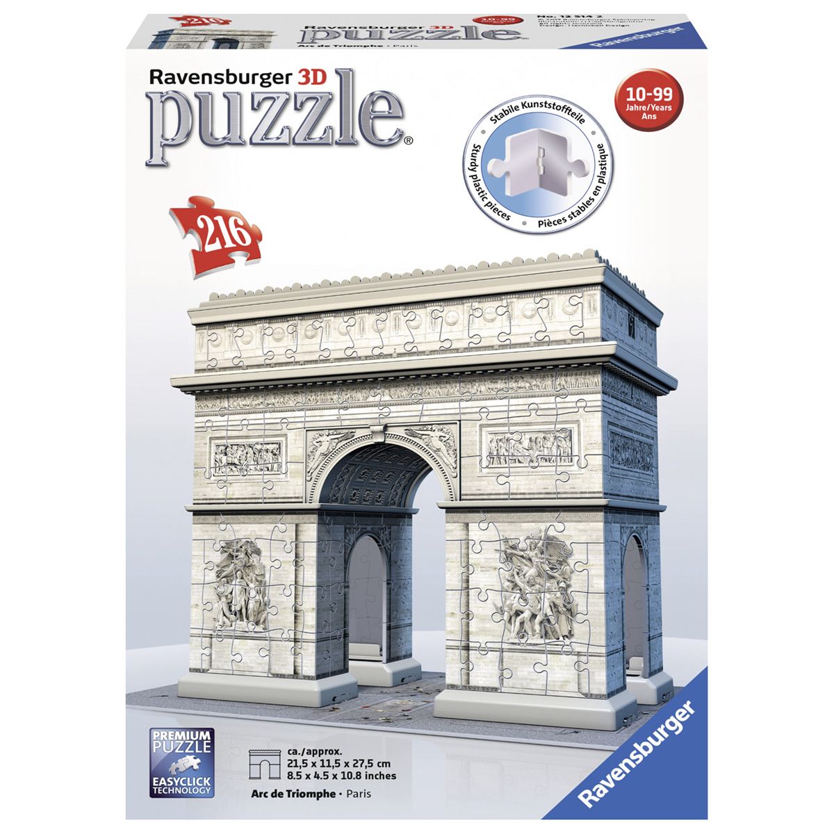 Puzzle 3D Arc de Triomphe