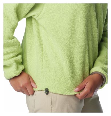 Polaire Courte Femme Columbia Helvetia Cropped 1/2 Zip Vert