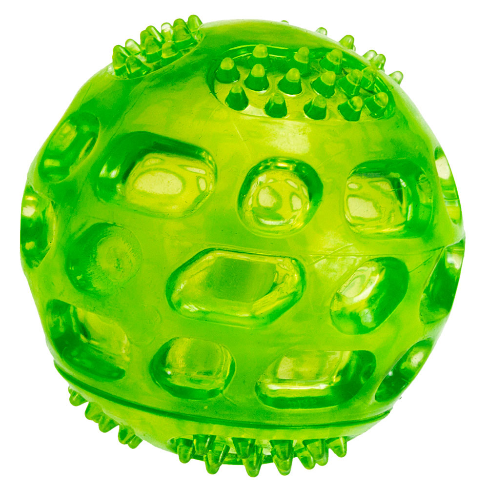 Jeu sonore balle en caoutchouc pour chiens pa 6412, robuste, hygiène dentaire