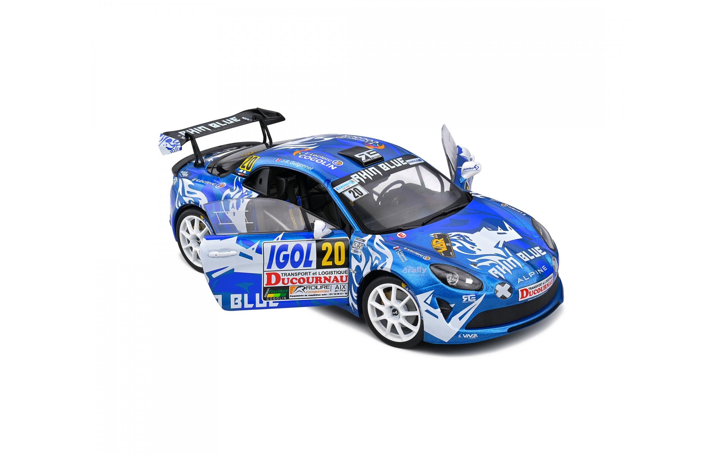 Rennwagen Alpine A110 Rally du Var, 1:18Detailgetreues Modellauto für Sammler im Massstab 1:18
