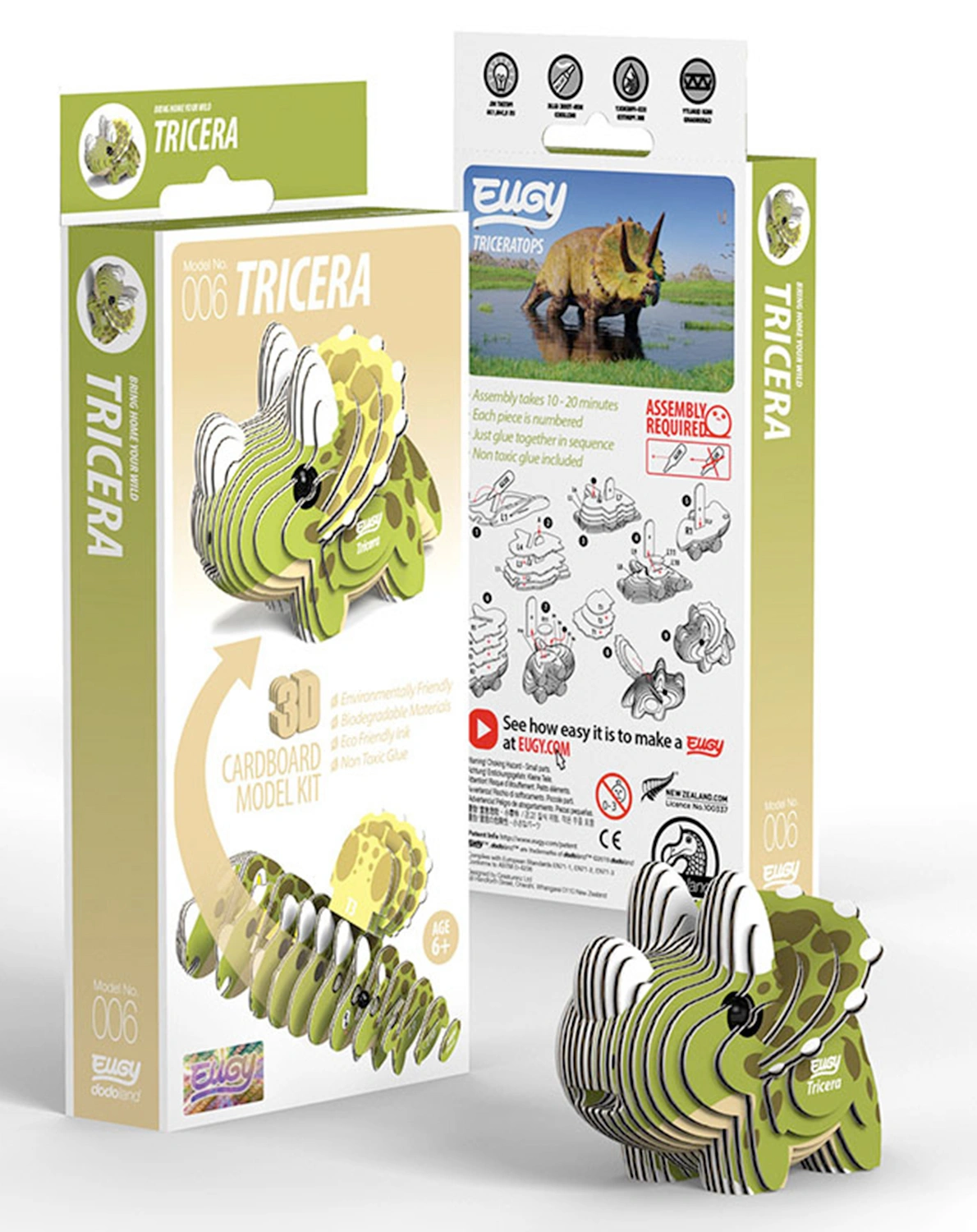 3D-Bastelset TRICERATOPS