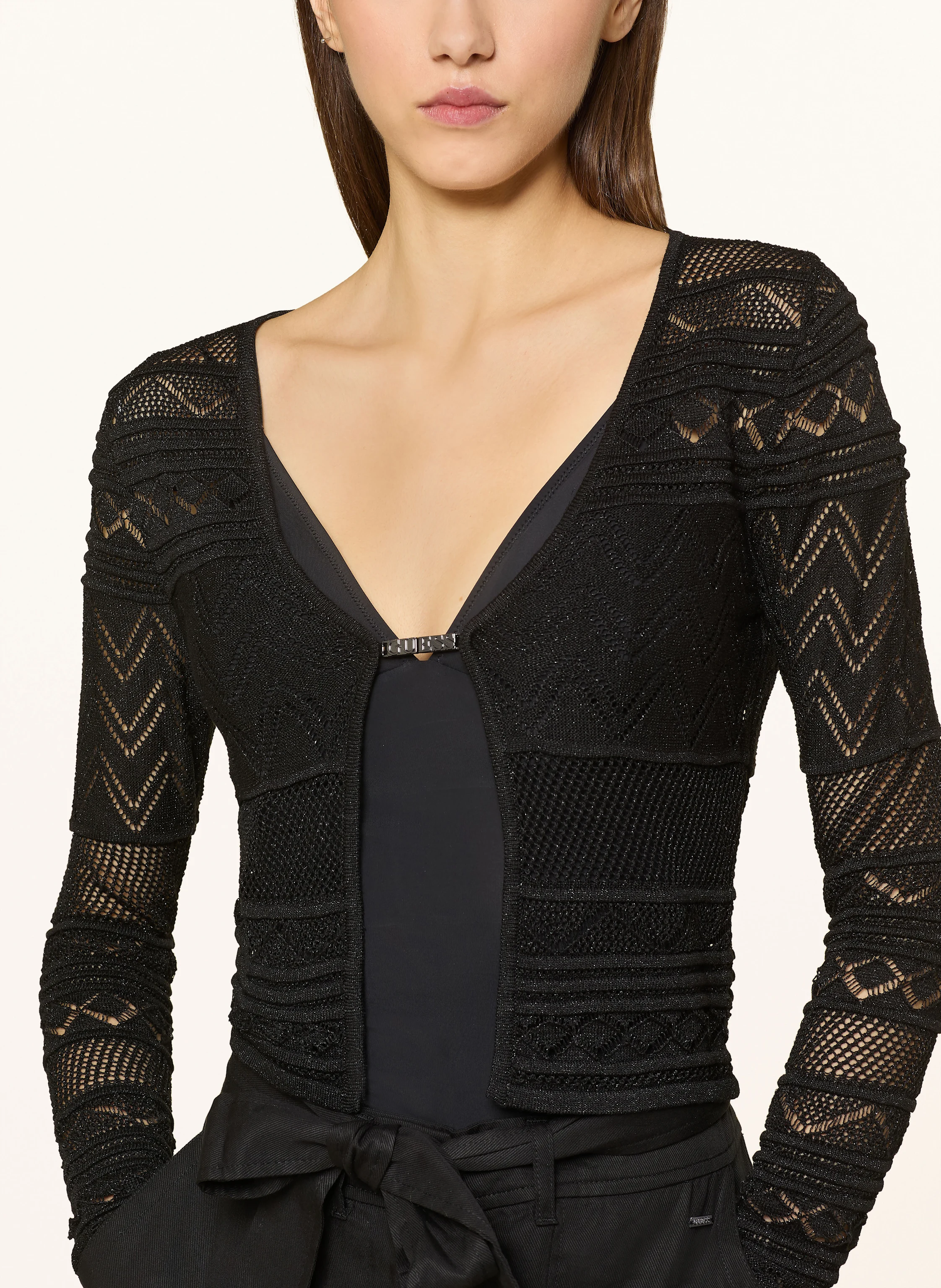 GUESS Strickhülle NELLIE mit Glitzergarn