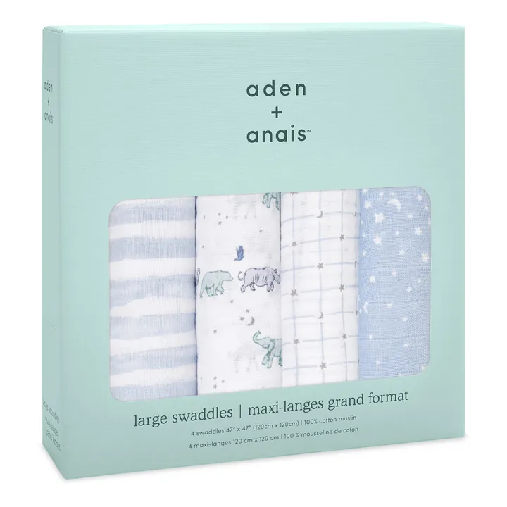 aden + anais Maxi-langes Rising Star - Set de 4
