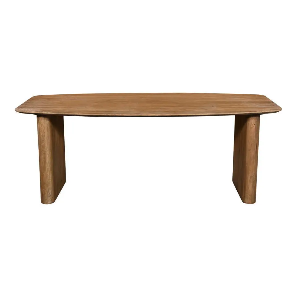 Eettafel Deens Ovaal - Naturel Mangohout - 200x100x75cm - Dai