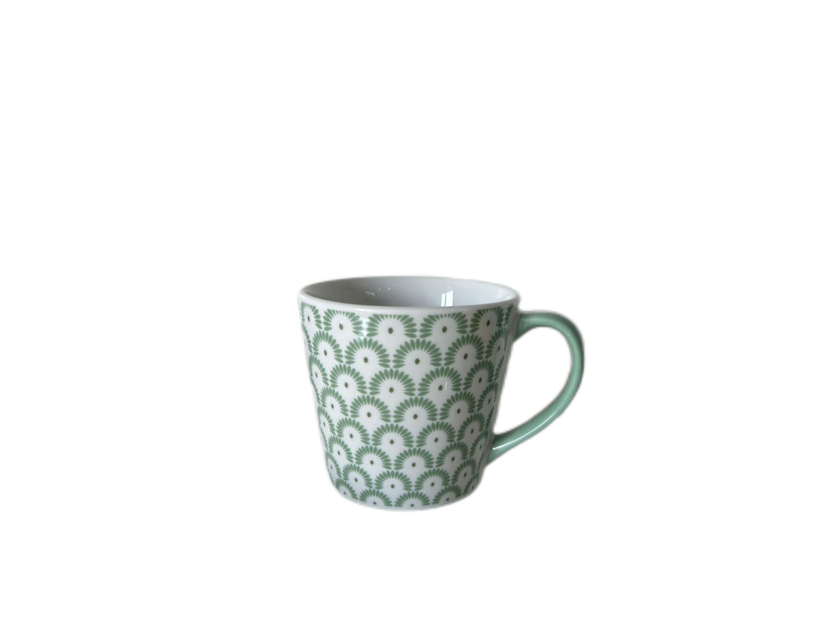 CANECA ACTUEL VERDE/BRANCO 50CL