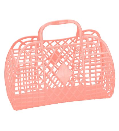 Sun Jellies Lille Foldekurv - Retro - Peach