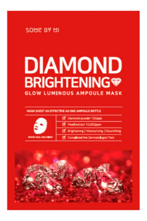 Some By Mi Red Diamond Brightening Glow Lumious Ampoule Mask - 25 g.