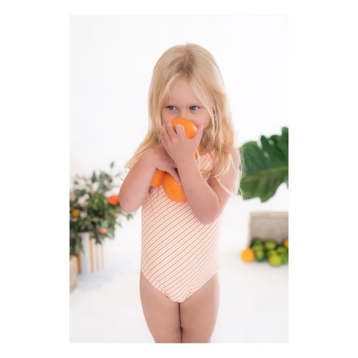 Ina Swim Maillot 1 Pièce Mara Rayé | Corail