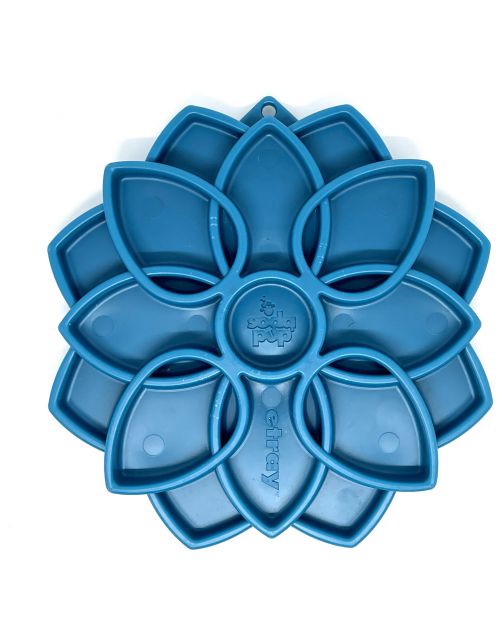 Sodapup Mandala Etray Feeder - Hondenvoerbak - Ø20 cm Blauw