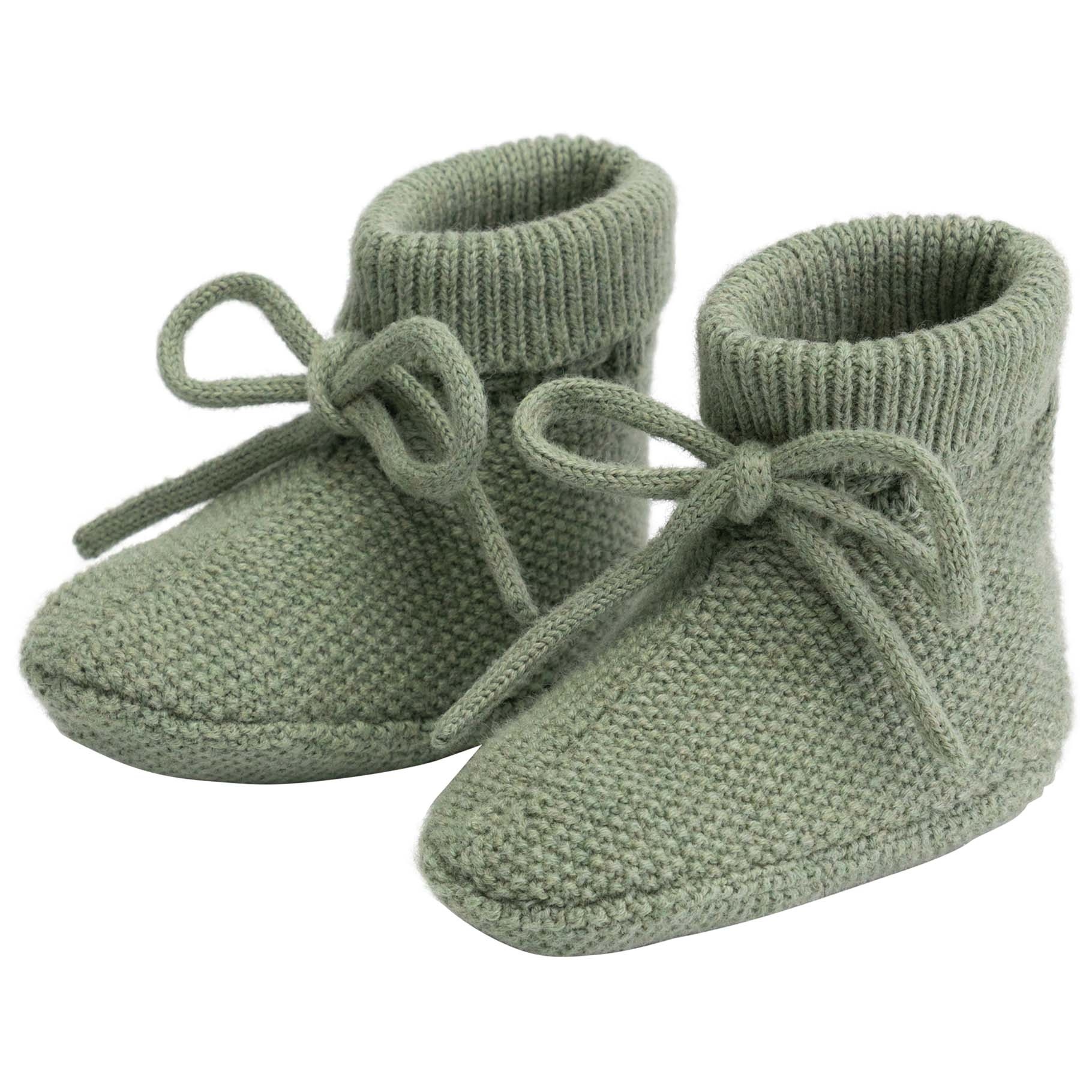 Prénatal newborn slofjes  groen