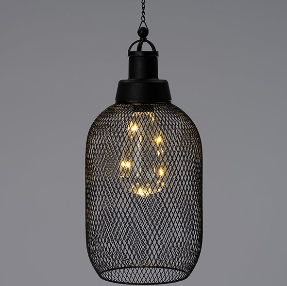 Intratuin solar hanglamp Corien zwart D 15 H 32 cm