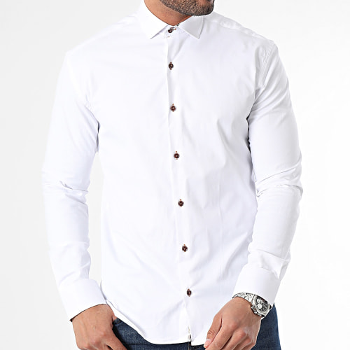 Chemise Manches Longues Blanc