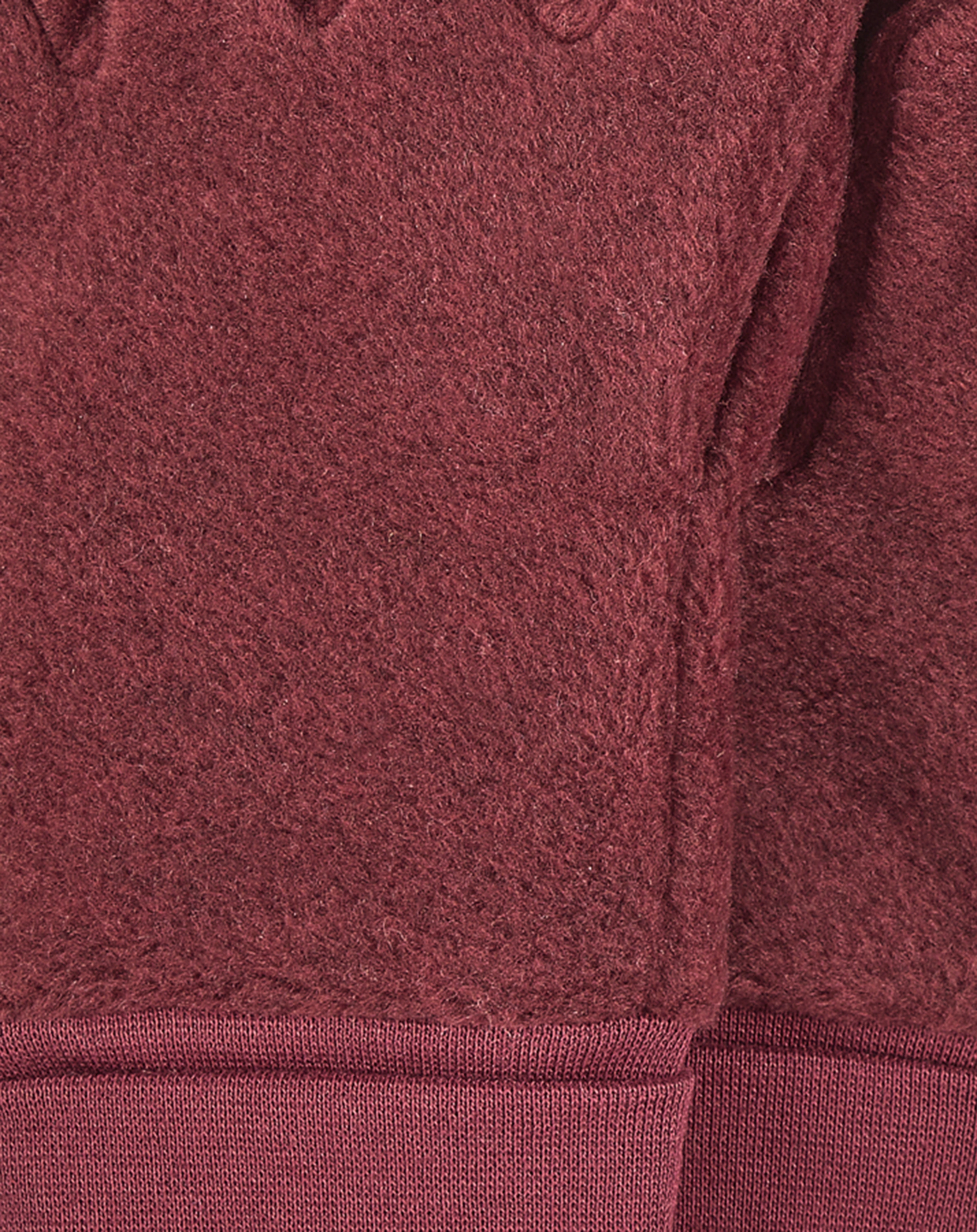 Fleece-Handschuhe COSY in dunkelrot melange