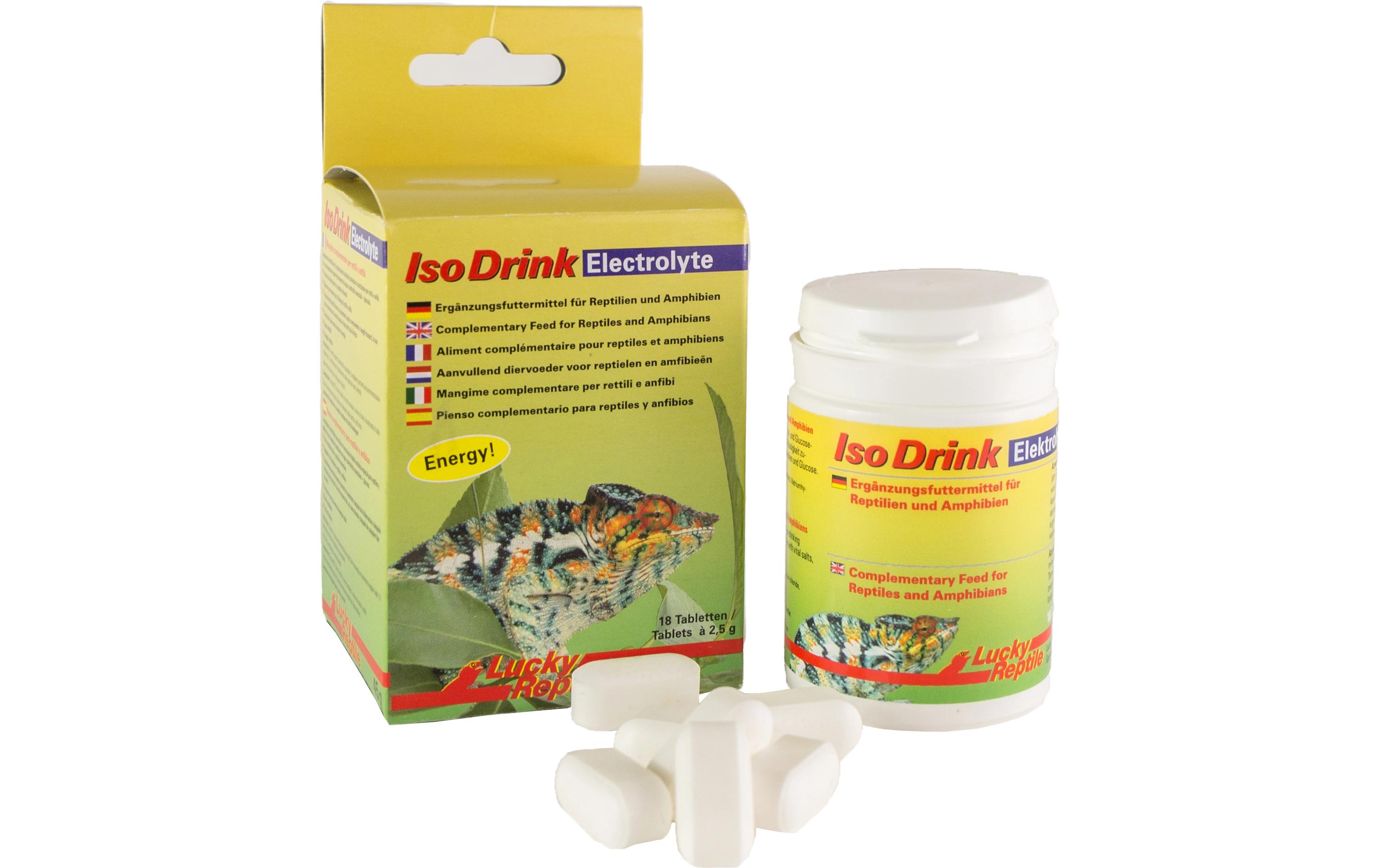 Ergänzungsfutter Iso Drink Elektrolyte 45 gErgänzungsfutter für Reptilien und Amphibien