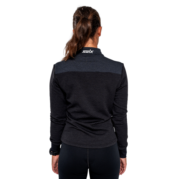 Swix Dynamic Midlayer Half Zip, Dame<br>Unik komfort - super til trening og fritid!