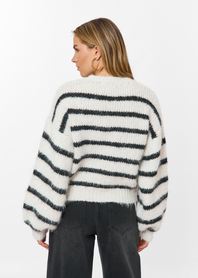 Leia fluffy trui creme