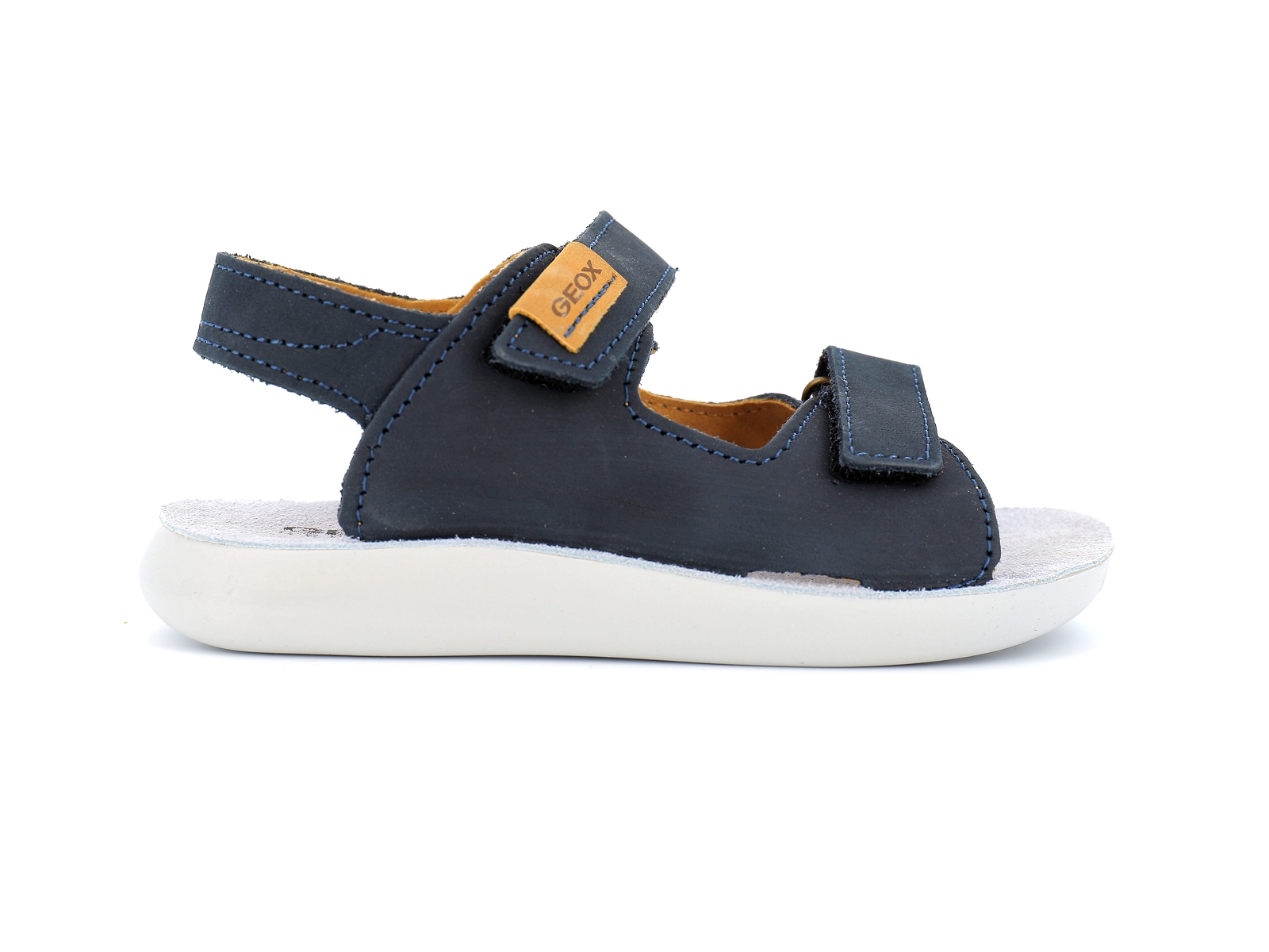 Geox-SANDAL LIGHTFLOPPY J45GQC Cuir Marine