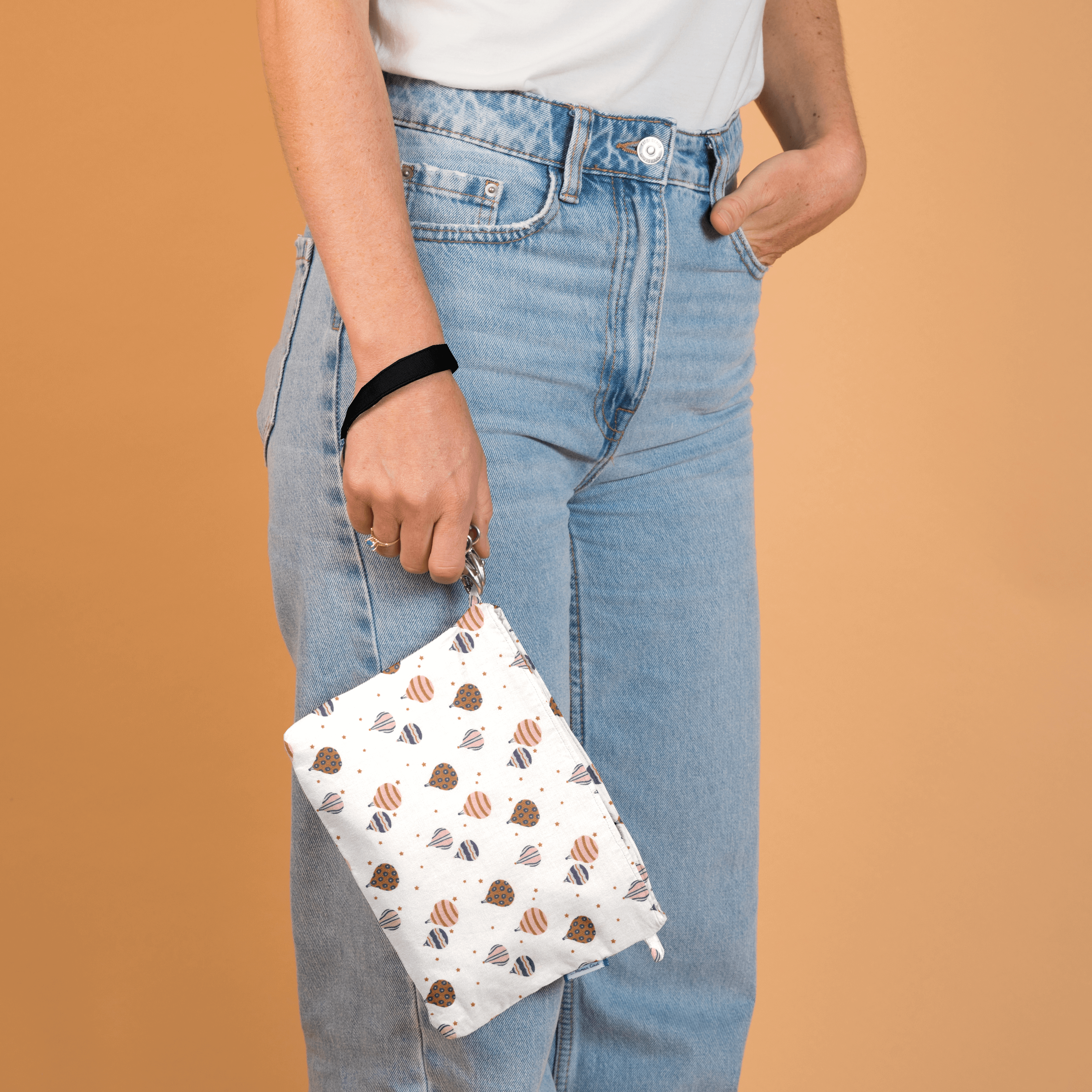 Pochette Tissu Montgolfiere