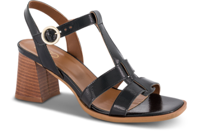 B&CO Damesandal med hæl Sort 4214100110