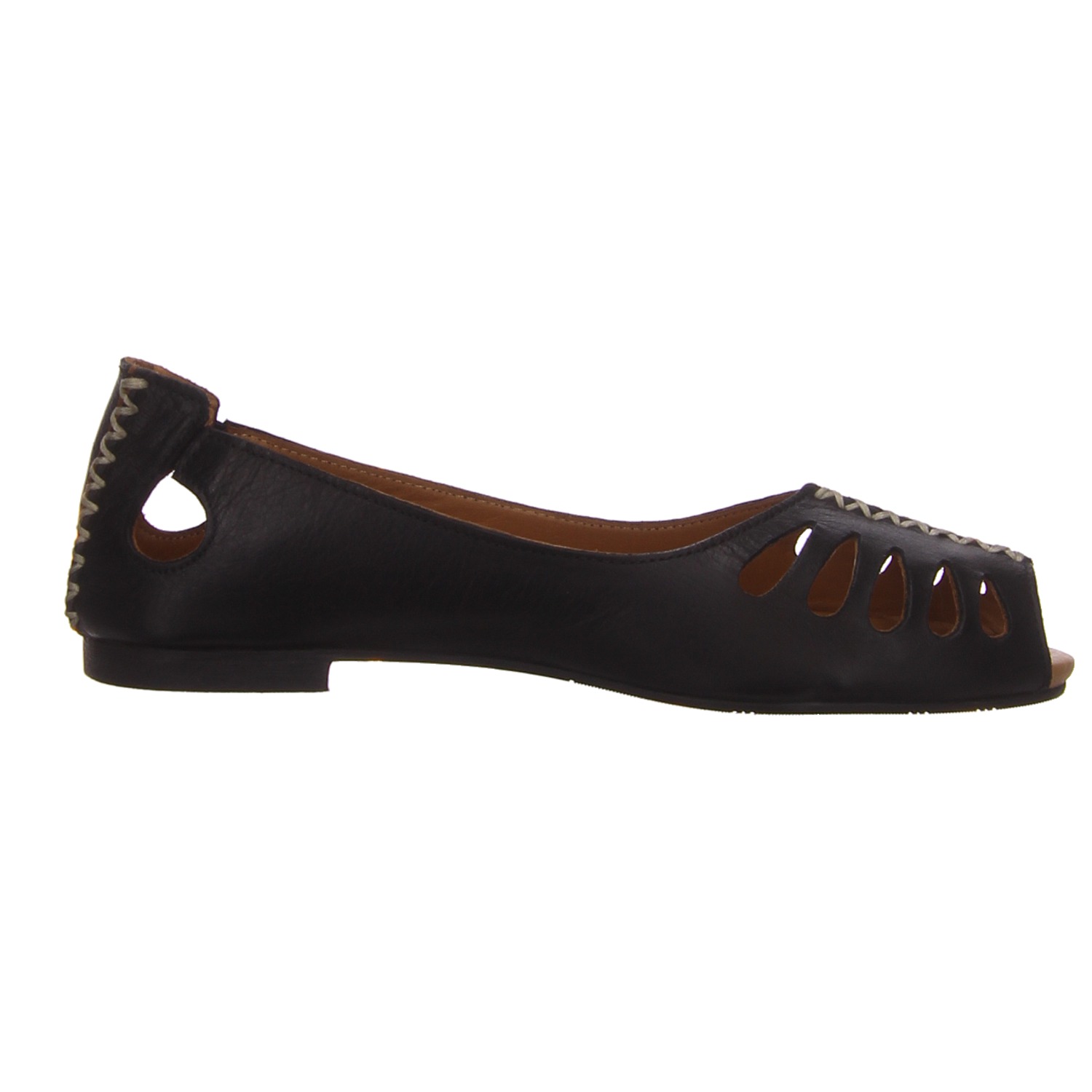 elbandi Peeptoe schwarz schwarz