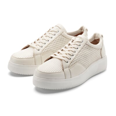 Damen-Ledersneaker, Natur