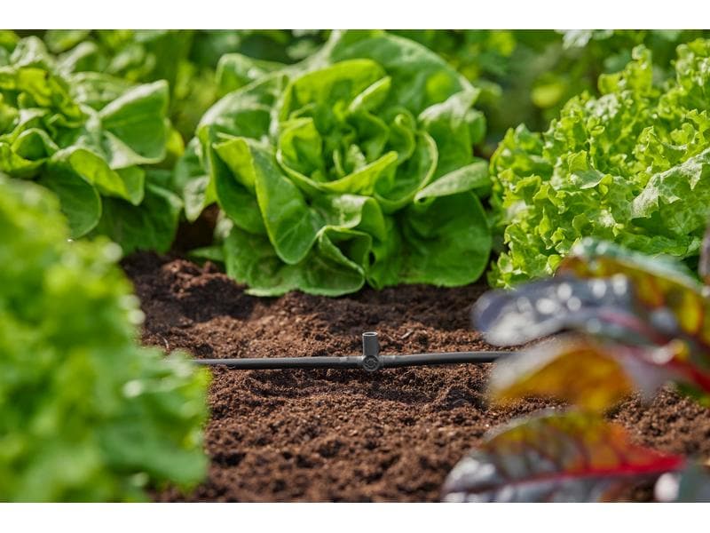 GARDENA T-Stück für Sprühdüsen Micro-Drip-System Für einen stabilen Halt von Sprühdüsen und Endtropfern im Verteilerrohr