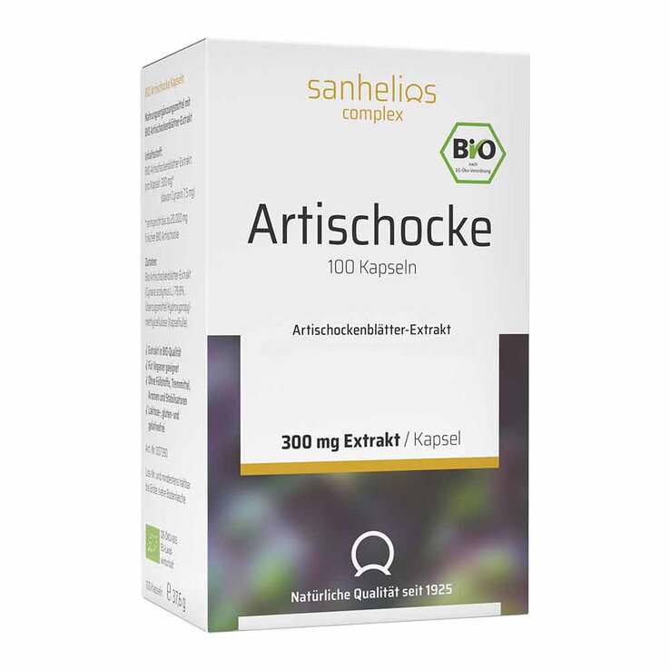 Sanhelios Bio Artischocke Kapseln, 100 St