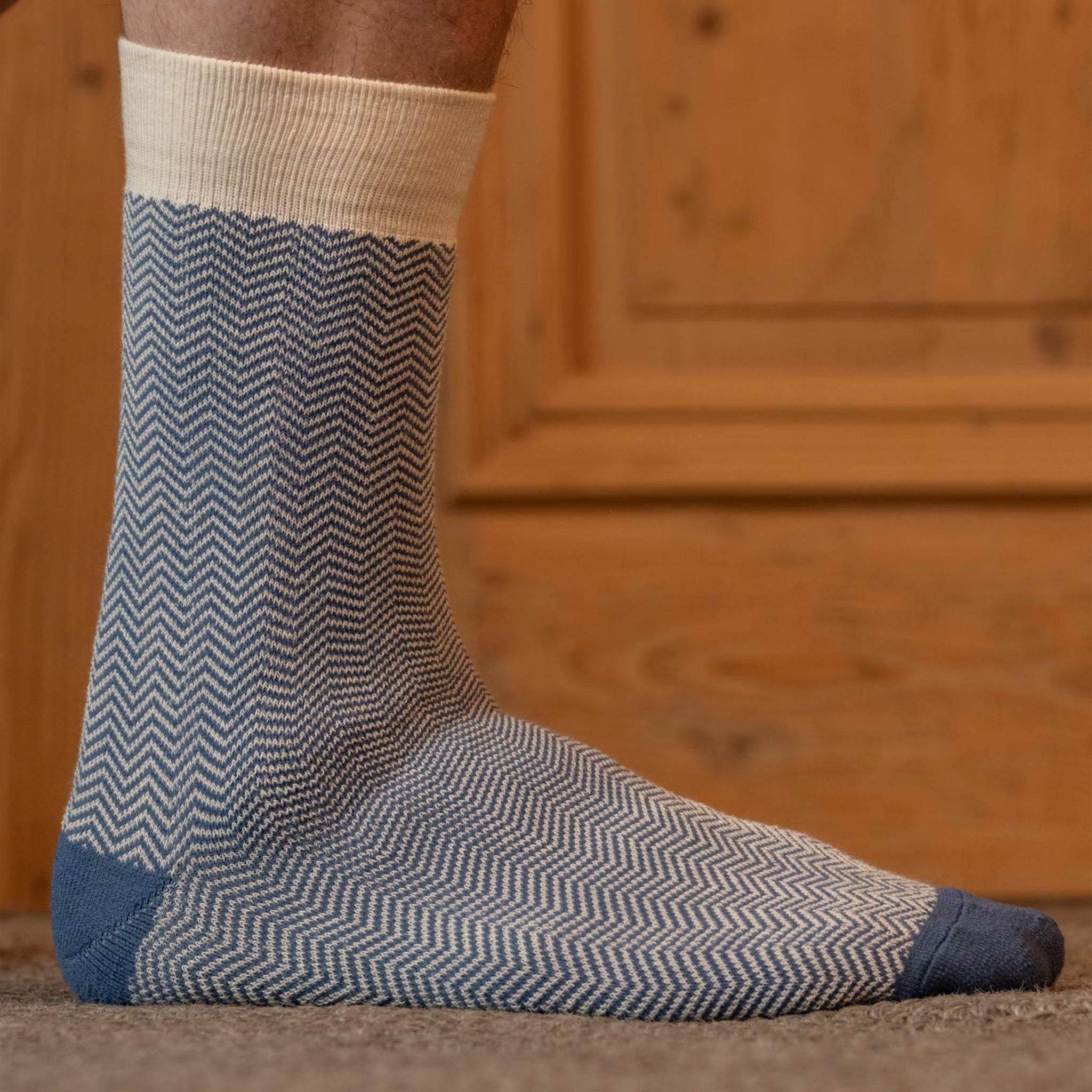 Frauen Socken Rea Cotton Blue Mirage