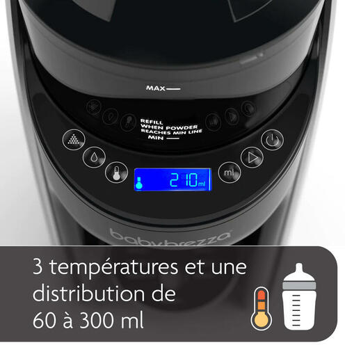 Préparateur de biberons automatique Formula Pro Advanced Gris Charcoal - BABY BREZZA