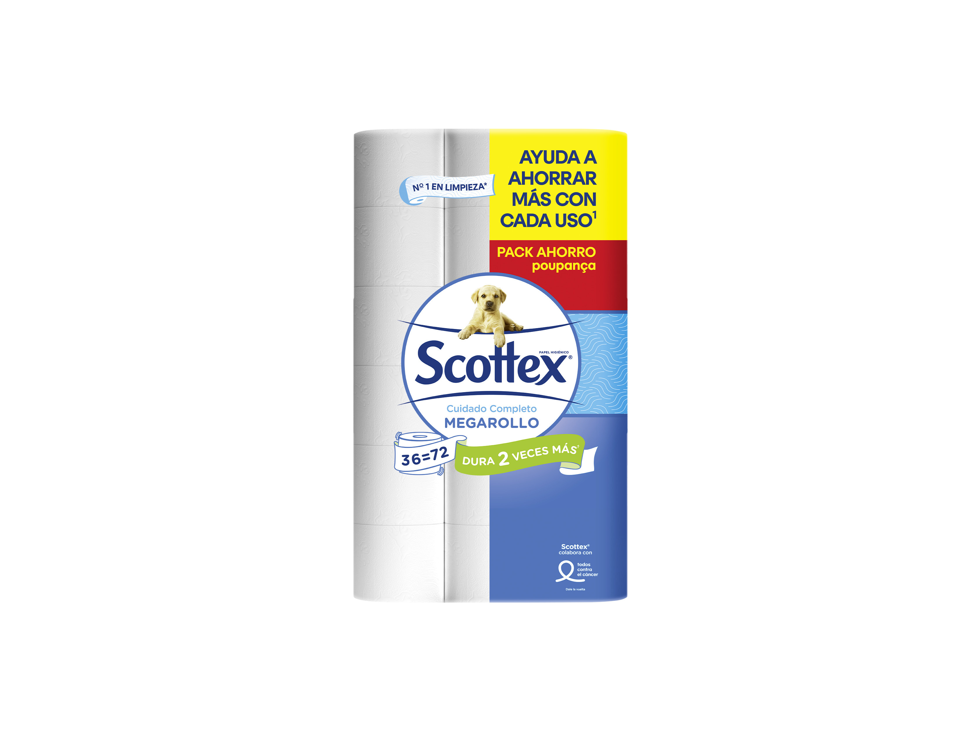 PAPEL HIGIÉNICO SCOTTEX MEGAROLO 36=72R