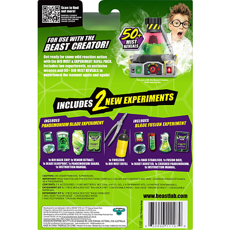 Bio Beast genopfyldningspakke til Bio Tåge og Eksperiment