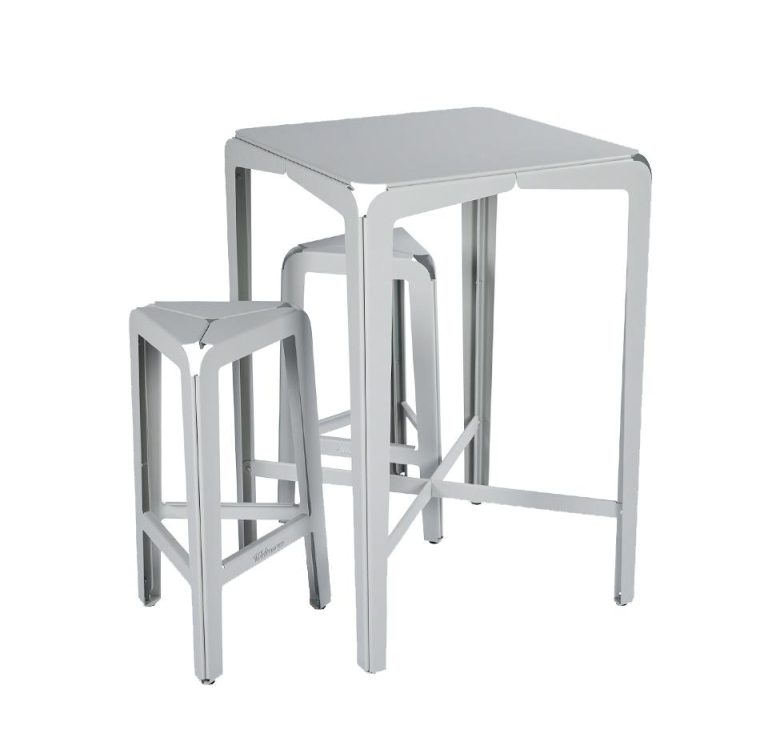 Weltevree Bended barkruk H75 agate gray