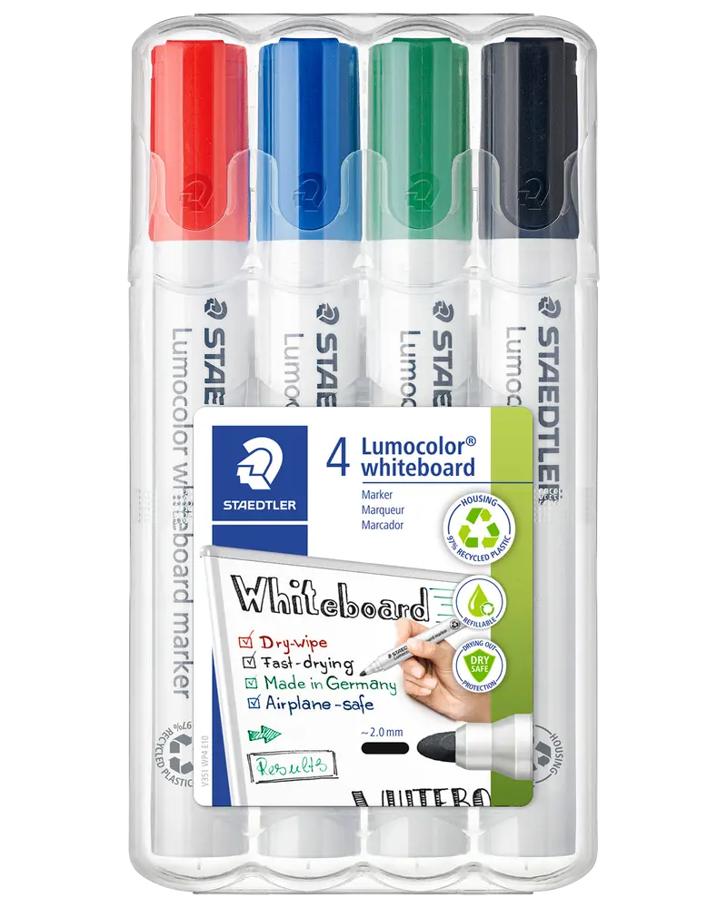 Staedtler Whiteboardpen 4-pak - 2 mm