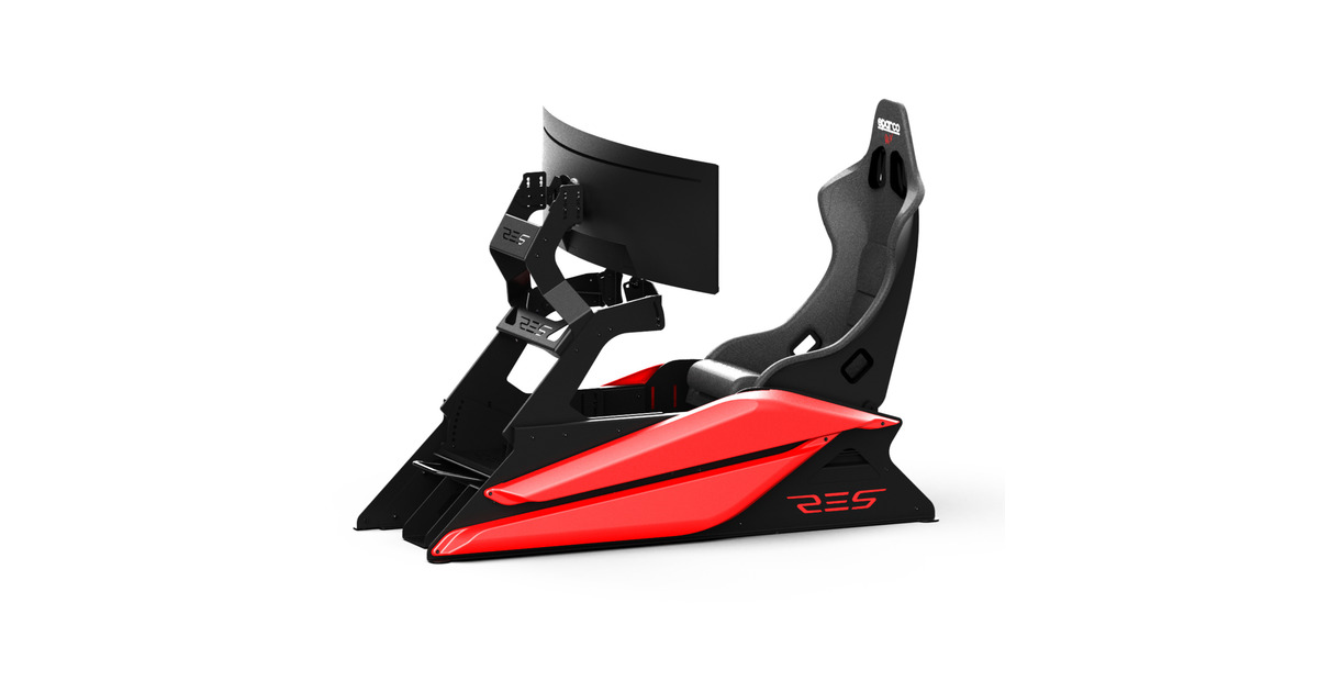 Res-TechGT Cockpit racing simulator  (Zwart/rood)