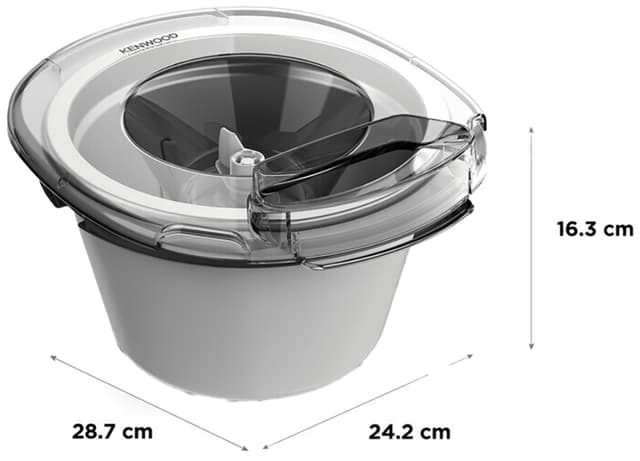 Kenwood ismaskine KAX71.000WH (hvid)