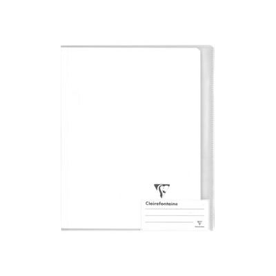 Clairefontaine Koverbook - Cahier polypro 17 x 22 cm - 96 pages - petits carreaux (5x5 mm) - disponible dans différentes couleurs
