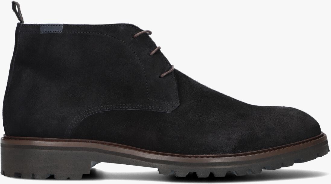 FLORIS VAN BOMMEL zwarte floris van bommel veterschoenen sfm-50082