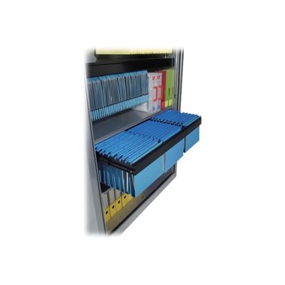 Chassis télescopique avec glissières pour armoire à rideaux