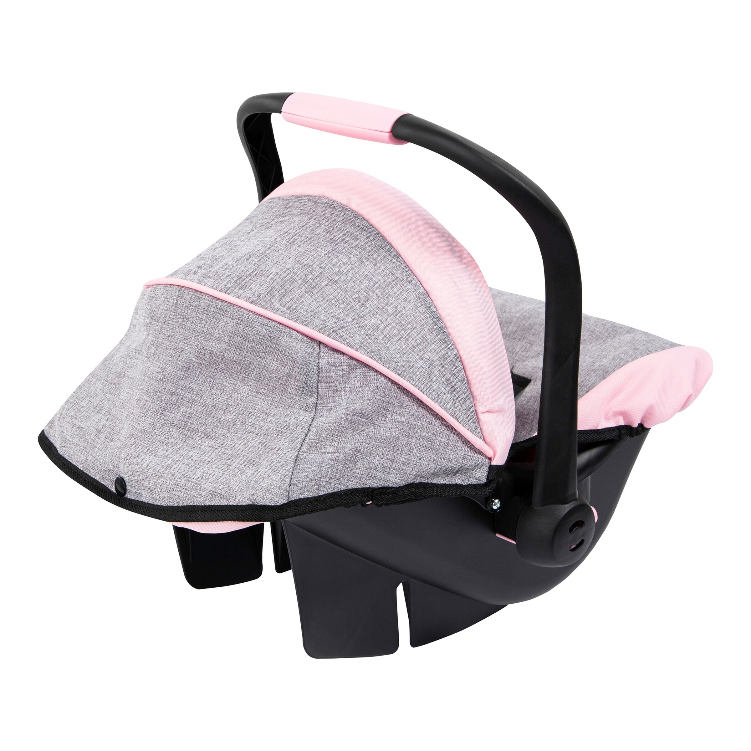 Bayer Design Puppen-Babyschale grau/rosa