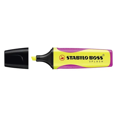Textmarker - STABILO BOSS SPLASH - Einzelstift - gelb