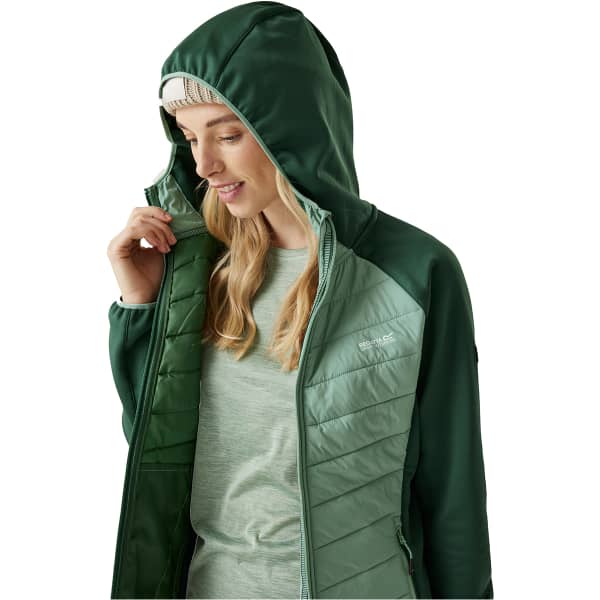 Doudoune randonnée REGATTA ANDRESON VIII HYBRID W DUSTY GREEN/RAIN FOREST