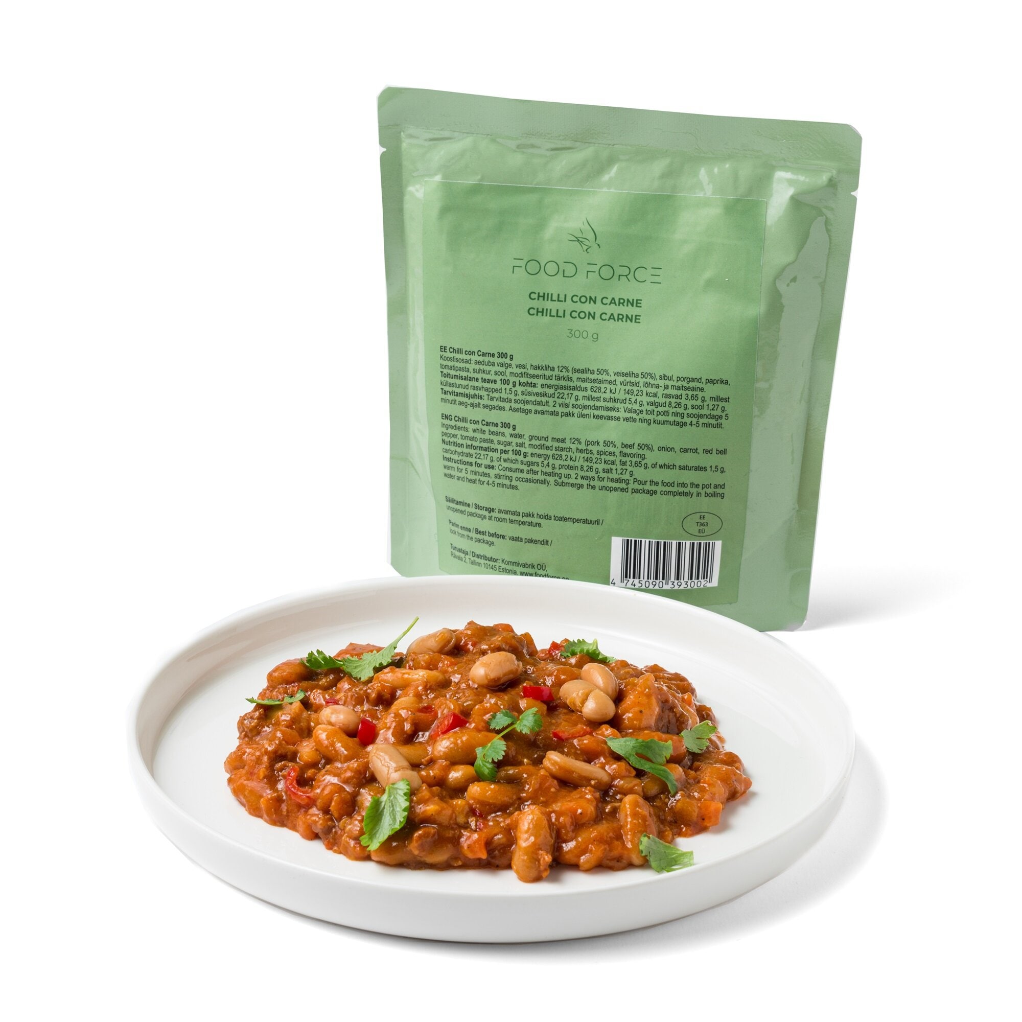 Food Force Chili con carne - Wet Pouch<br>300g - 