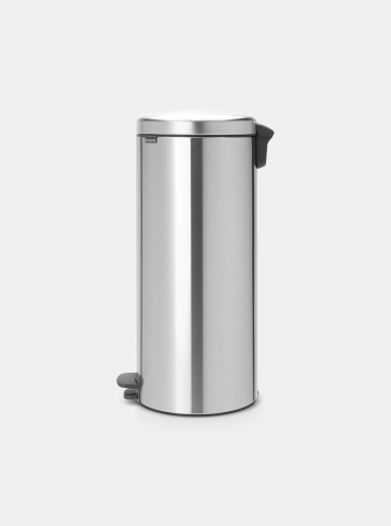 NewIcon Pedaalemmer, 30 liter, kunststof binnenemmer - Matt Steel