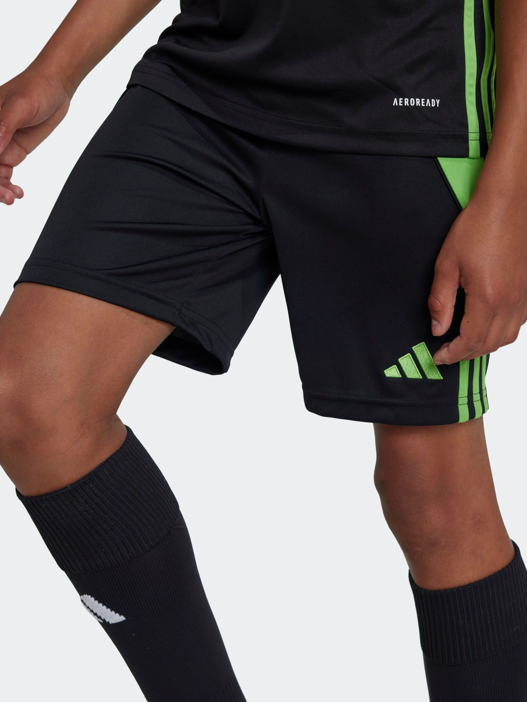 Zwart/groen - adidas Tiro 24 shorts voor kinderen