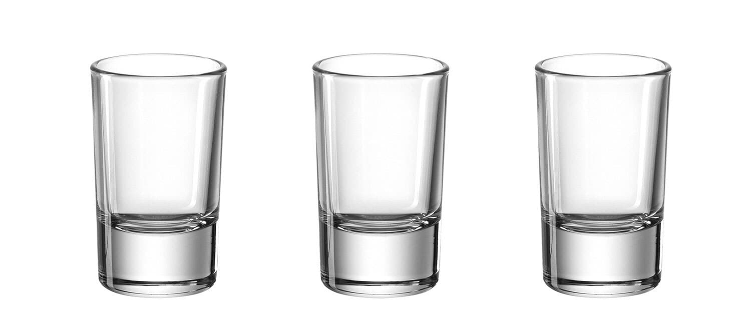 montana Schnapsglas BASIC 3er Set Glas