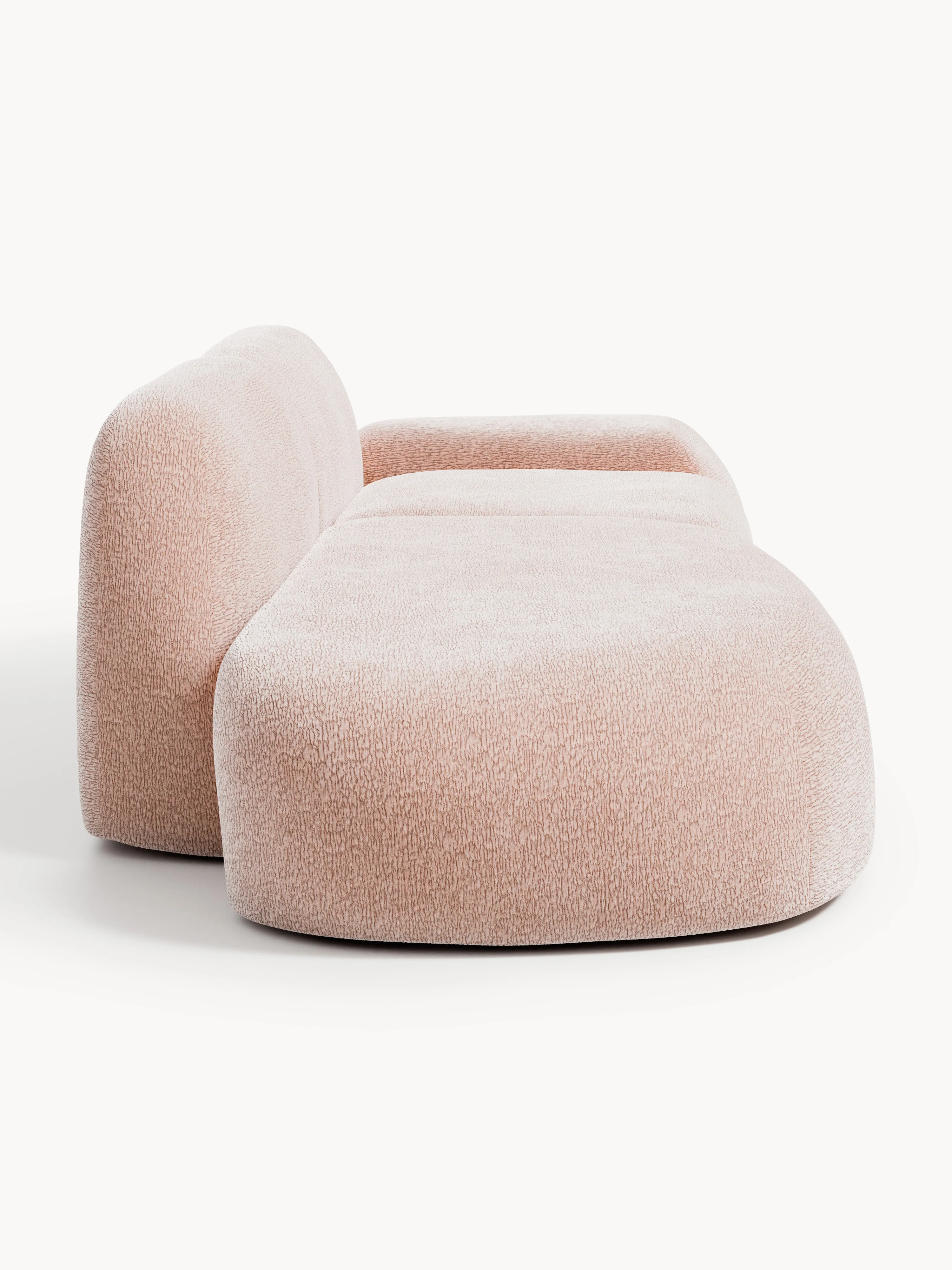 Modulaire teddy chaise longue Wolke (3-zits)