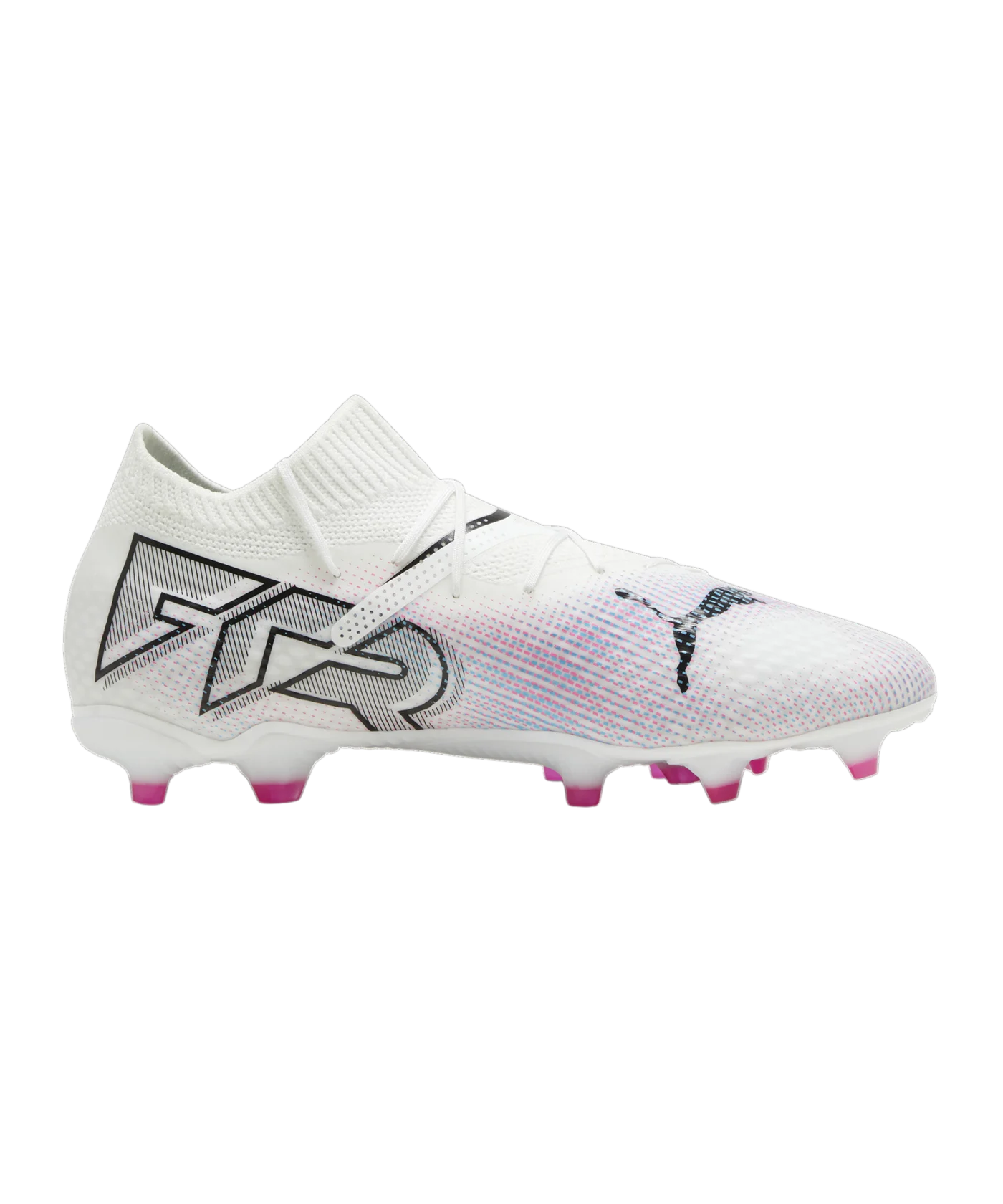 PUMA FUTURE 7 Pro FG/AG Phenomenal Weiss Schwarz Pink F01