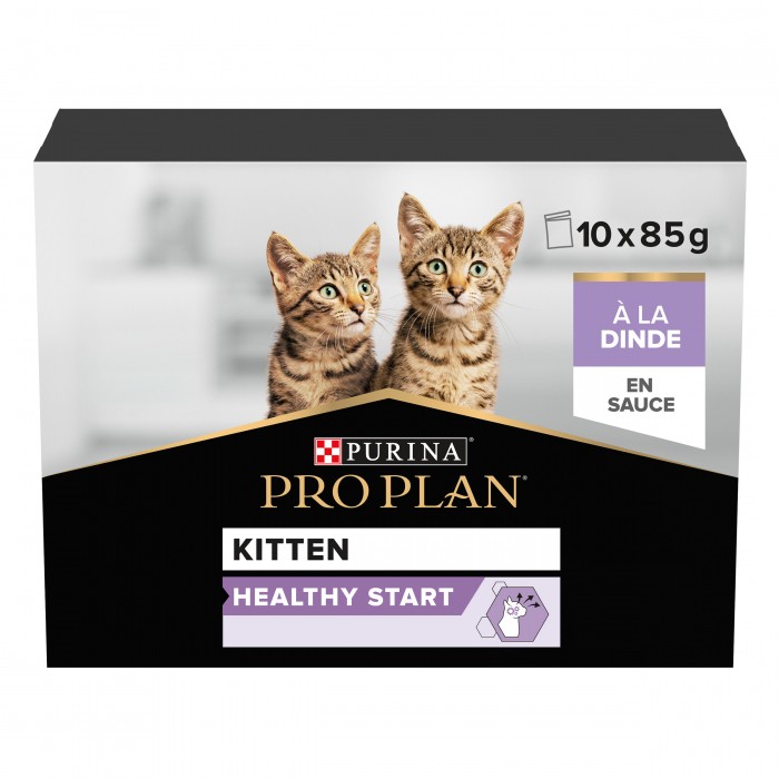 PRO PLAN Healthy Start Kitten en sauce à la Dinde - Pâtée pour chaton